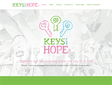 Tablet Screenshot of keysforhope.org